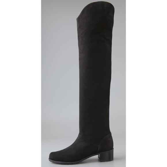 Stuart Weitzman Dunkirk Nubuck Boots - Picture 2 of 12